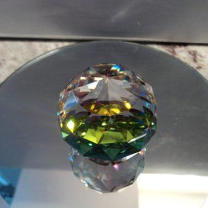Swarovski crystal rainbow ball paperweight